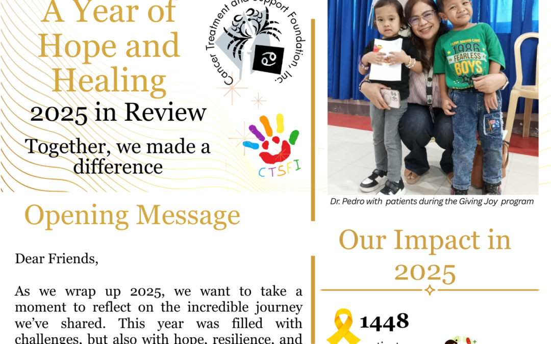 A Year of Hope and Healing